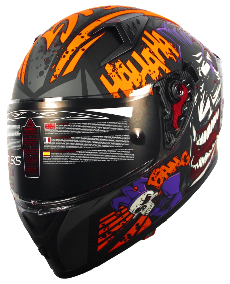 Produkt mattschwarz neonorange violet